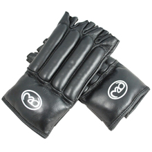 Fitness Leather Fingerless Bag Glove