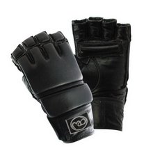 Leather Pro Grappling Gloves