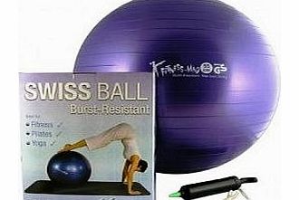 Fitness-Mad GS Swiss Ball and Pump 75cm