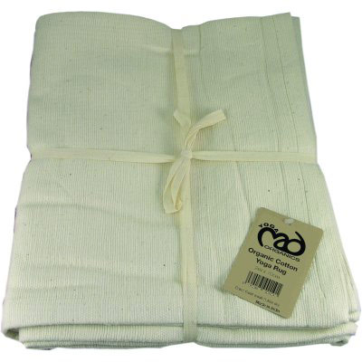 Fitness-Mad Organic Hand Woven Cotton Yoga Blanket (YBLANKORG)