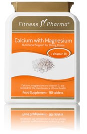Fitness Pharma Calcium with Magnesium 90 Tablets
