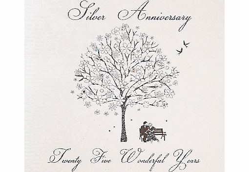 Silver Anniversary Card