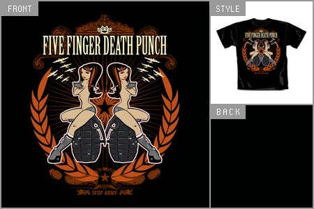 Five Finger Death Punch (Grenade Girls) T-shirt