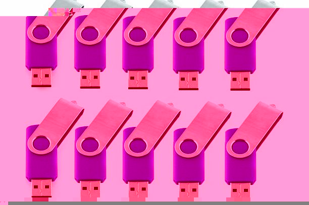 10pcs 4GB USB 2.0 Flash Drive Memory Stick Fold Storage Thumb Stick Pen Swivel Design (Purple)