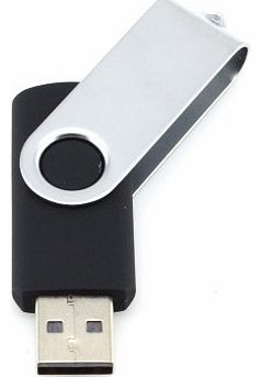 16GB USB 2.0 Flash Drive Memory Stick Fold Storage Thumb Stick Pen Swivel Design (Green)