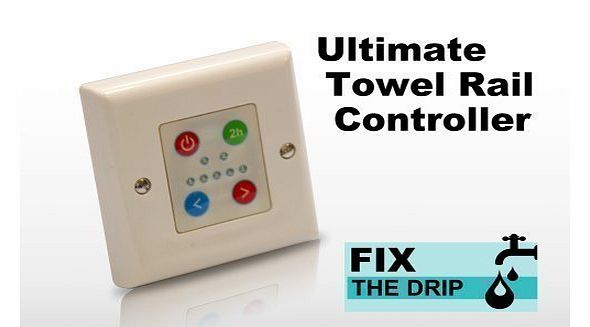 FixtheBog Towel Rail controller Heated Towel Rail Temperature controller White TCP200 with 2 hour boost