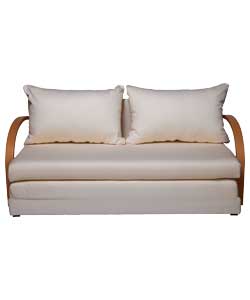 Fizz Foam Fold Out Sofa Bed - Natural