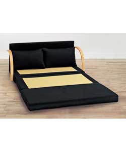 Foam Fold Out Sofabed - Black