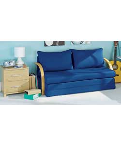 Foam Fold-Out Sofabed - Blue