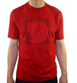 Fjall Raven Mens Fjall Raven T-Shirt - Rusty Red (371) /