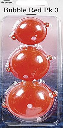FLADEN  Assorted Bubble Floats (Pack of 3) - Red