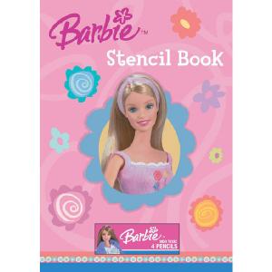 Funtastic Barbie Stencil Book
