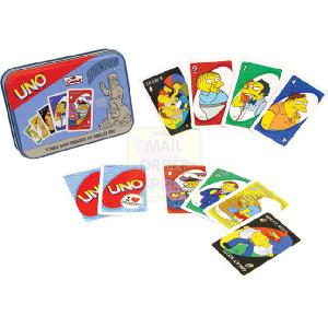 Licensed Uno Simpsons Springfield