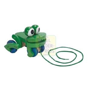 Flair Melissa and Doug Frolicking Frog Pull Toy