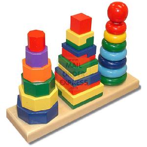 Melissa and Doug Geometric Stacker