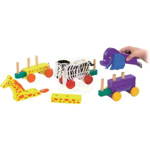 Flair Melissa and Doug Pull Along Zoo Animals