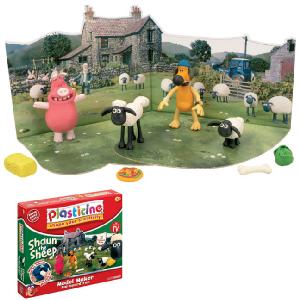 Plasticine Shaun The Sheep Farmyard Fun Set