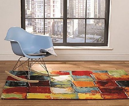 Flair Rugs Impressionist Rodin Woven Rug, Multi, 160 x 230 Cm