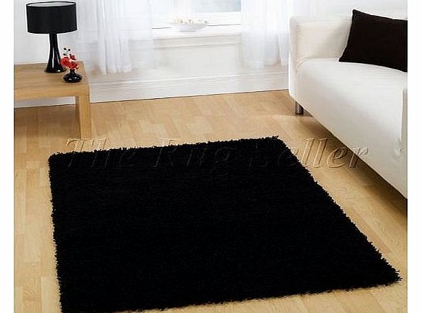 Nordic Cariboo Shaggy Rug, Black, 60 x 110 Cm