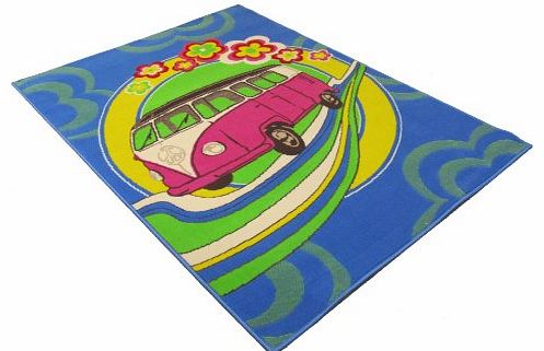Rugs With Flair 120 x 160 cm Retro Funky Roadtrip