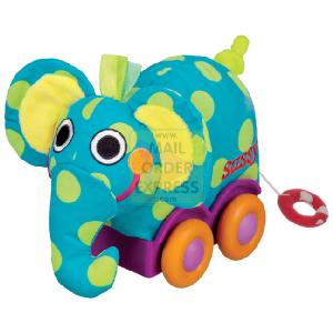 Sassy Pull and Go Elephant Pal