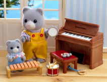 Sylvanian Families - Music Time With Dad