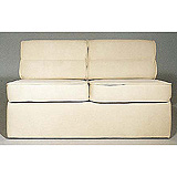 Diana Double Sofa Bed In Beige Microfibre