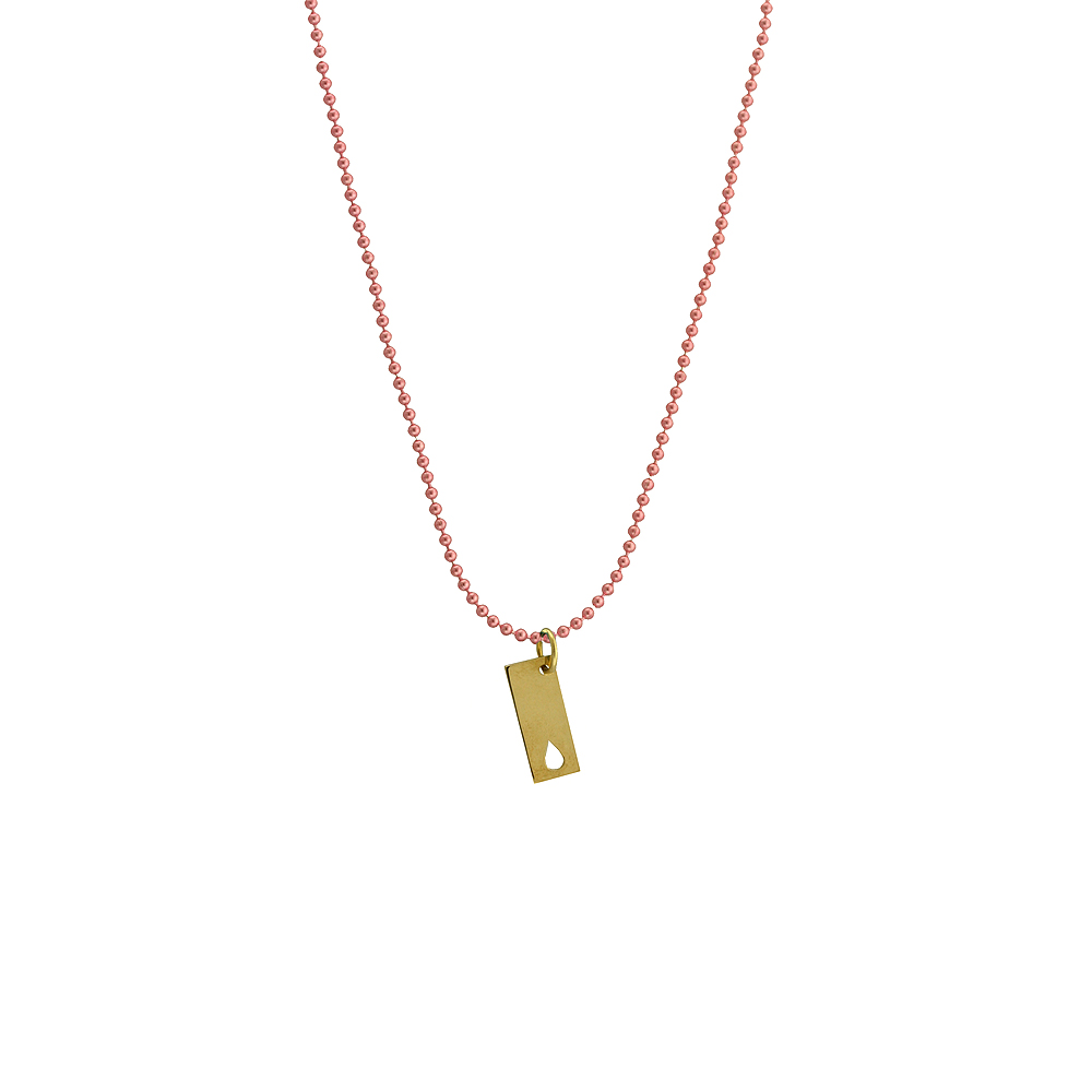 Flame Pendant - Yellow Gold