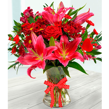 Flame Red Large - flowers