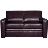 Flame Scoop Sofa Bed In Bitter Leather