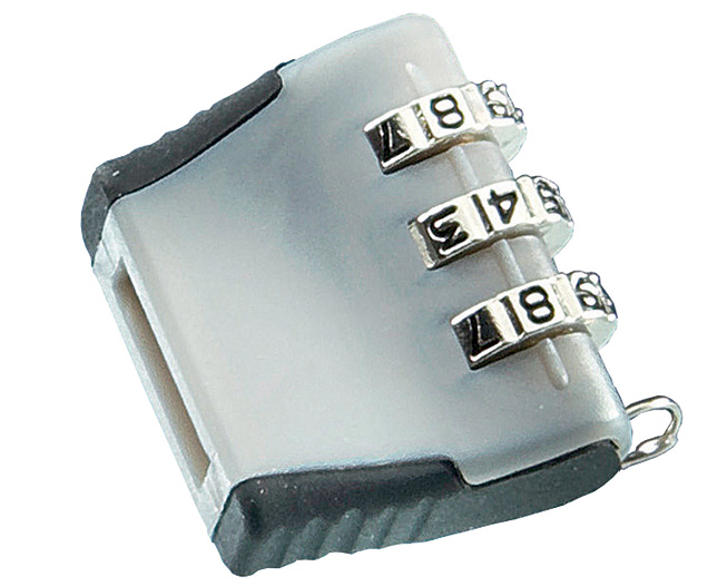 Flash Drive Lock - Single Silver