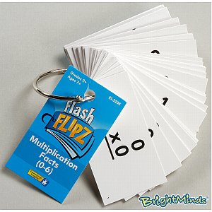 Flipz Card Multiplication Facts (0-6)