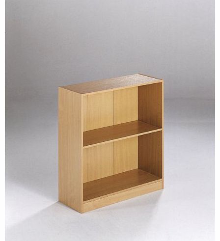 Flatpack Maestro Wooden Bookcase - 2 Shelf - Oak (LBC)