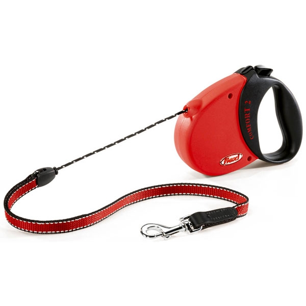 Flexi Comfort Cord Red 5M Medium - Dogs Up To 20Kg