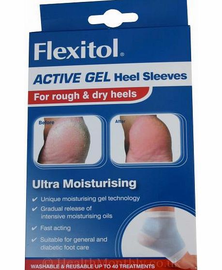 flexitol Active Gel Heel Sleeves (One Pair)