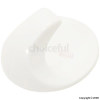Small Round White Self-Adhesive Hooks