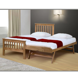 , Pentre, 3FT Single, Wooden Guest Bed