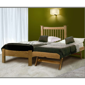 Flintshire Aston 3FT Single Wooden Guest Bed