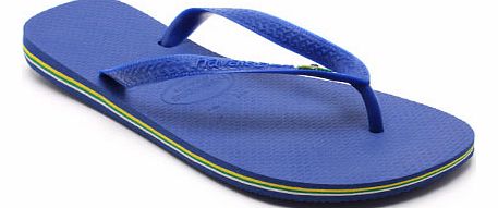 Flip Flops  Havaianas Brasil Mens Flip Flops Royal Blue