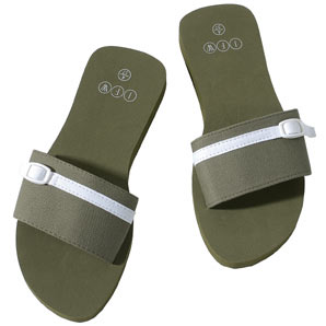 Flip Flops- Khaki- Size 5