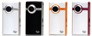 Flip Ultra Camcorder White and Orange