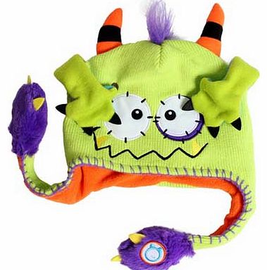 Flipeez Boys Green Monster Hat