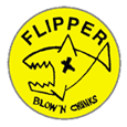 Flipper Blown Chunks Button Badges