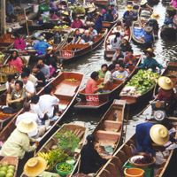Floating Market Tour - Bangkok Damnoen Saduak Floating Market, from Bangkok