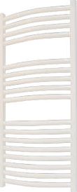 Flomasta, 1228[^]7200D Curved Ladder Towel Radiator White 900