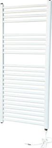 Flomasta, 1228[^]1999D Flat Electric Towel Radiator White 1100