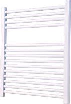 Flomasta, 1228[^]2721D Flat Ladder Towel Radiator White 700 x