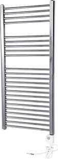 Flomasta, 1228[^]6793D Flat Thermostatic Towel Radiator Chrome