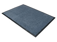 Doortex dust control floor mat in blue with