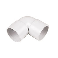 FLOPLAST 90 Bend White 32mm Pack of 5